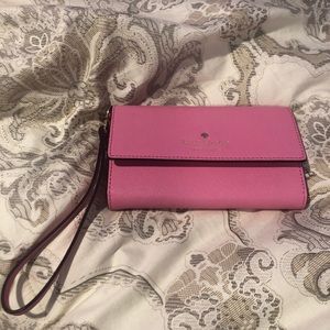 Kate Spade - Pink Wristlet Wallet